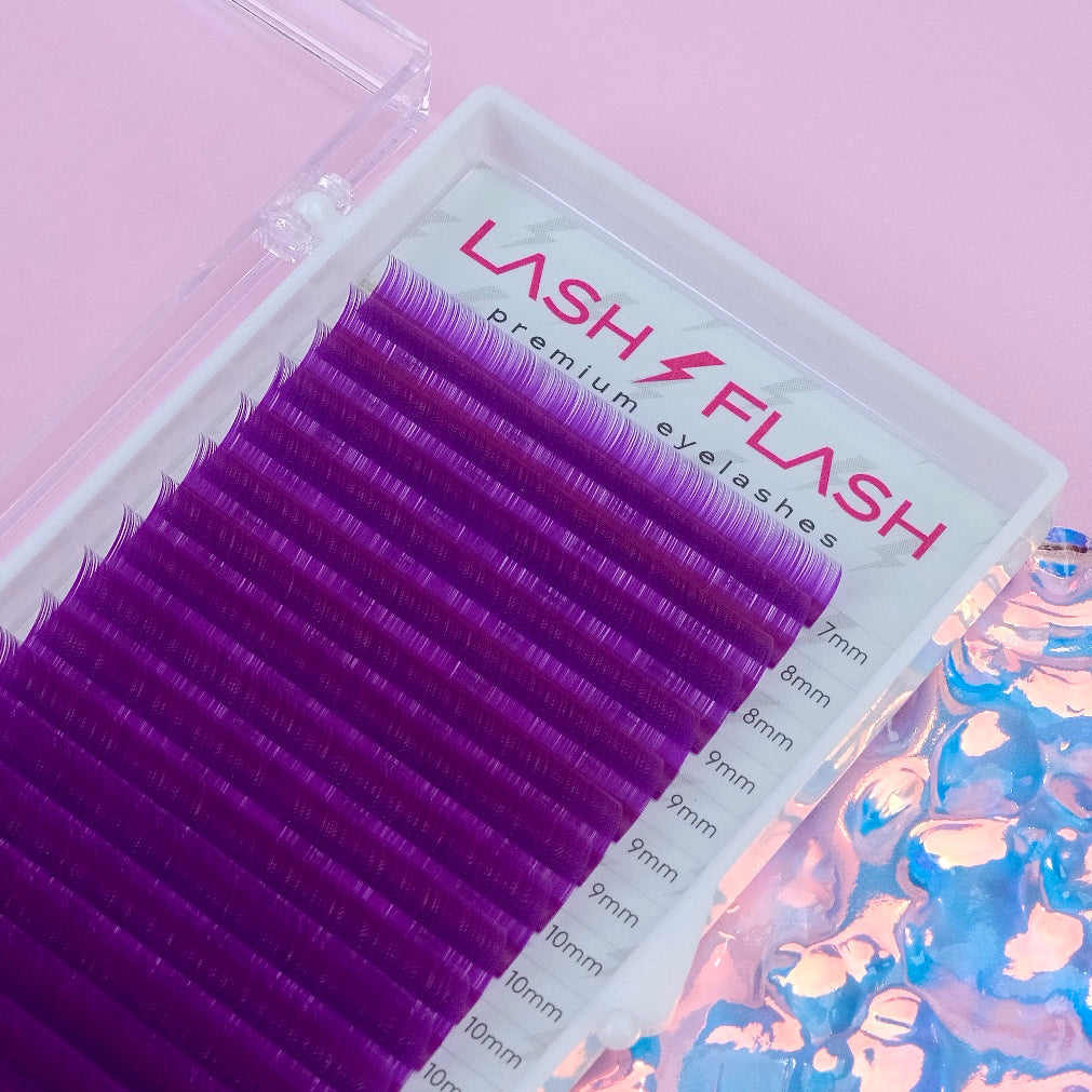 Color False Eyelashes | Mix 7-14 mm Tray