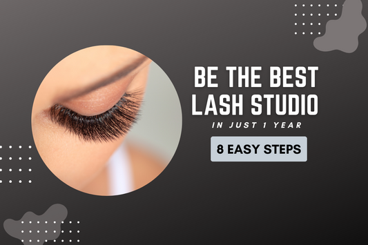 8 easy-to-follow steps to dominate on market with your lash studio in just one year