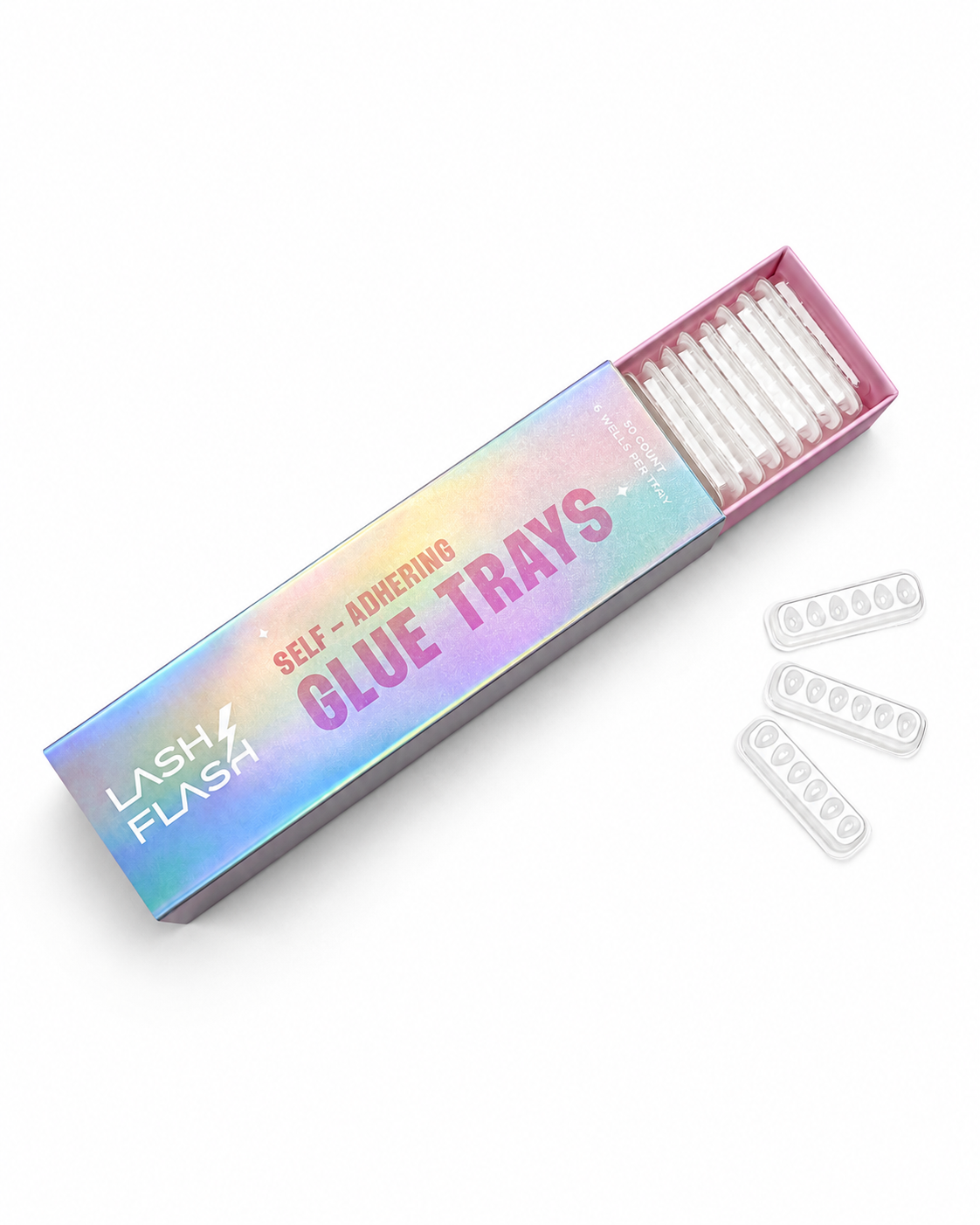 Self-Adhering Glue Trays