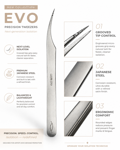 Separate Tweezers "COEN EVO" by LASHÒSOPHY