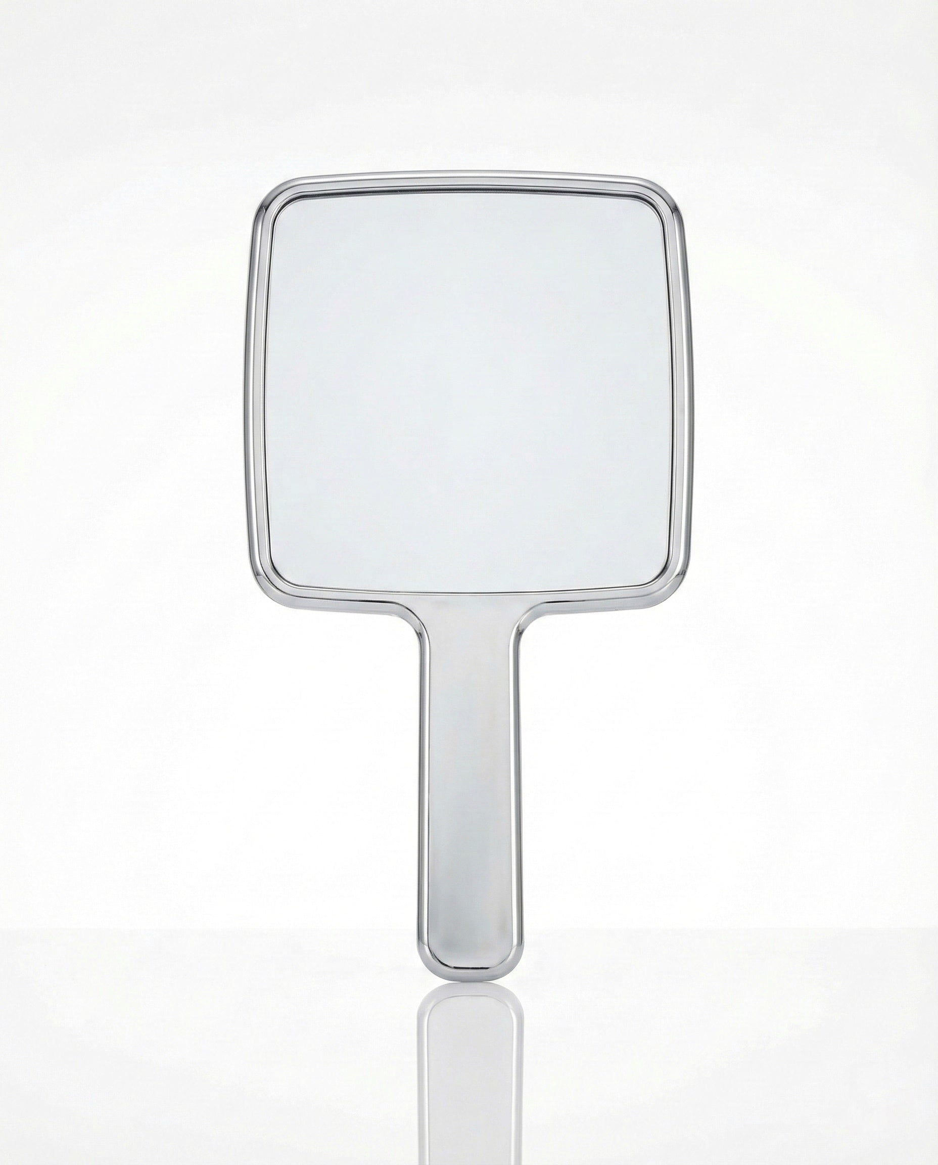 Ergonomic glasse lash mirror with sleek transparent design for professional lash artists
