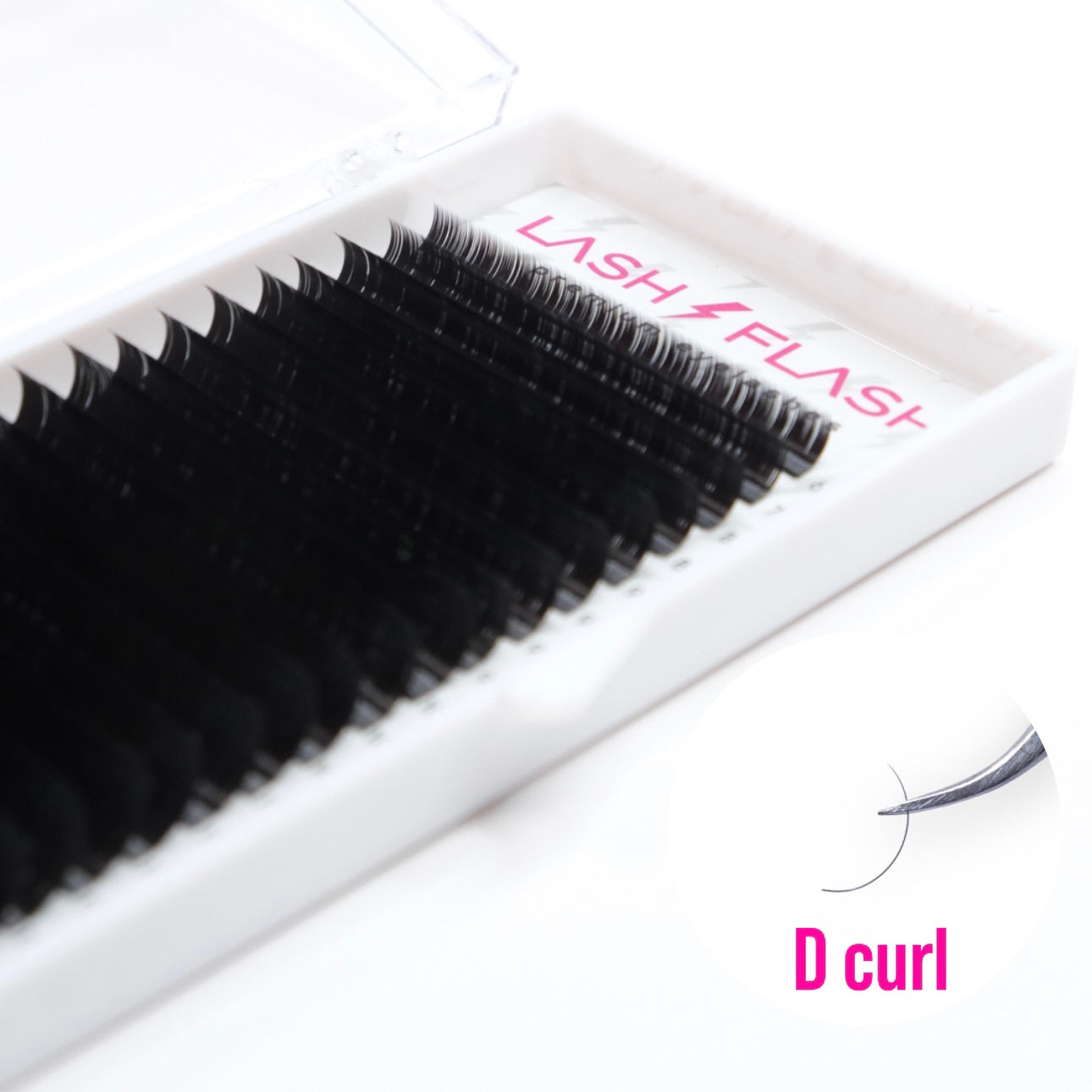 Dark Chocolate False Eyelashes | 0.10 Single-Length Tray