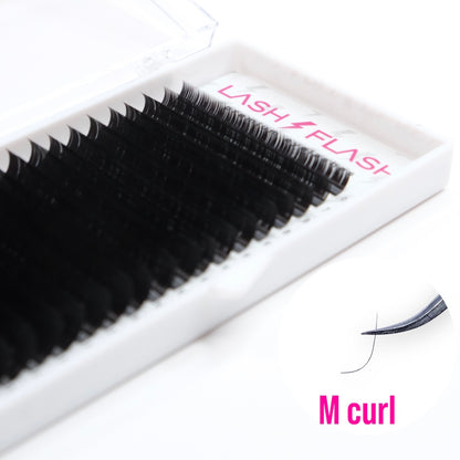 Dark Chocolate False Eyelashes | 0.07 Single-Length Tray